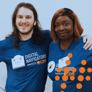 Photo of two Digital Navigators.